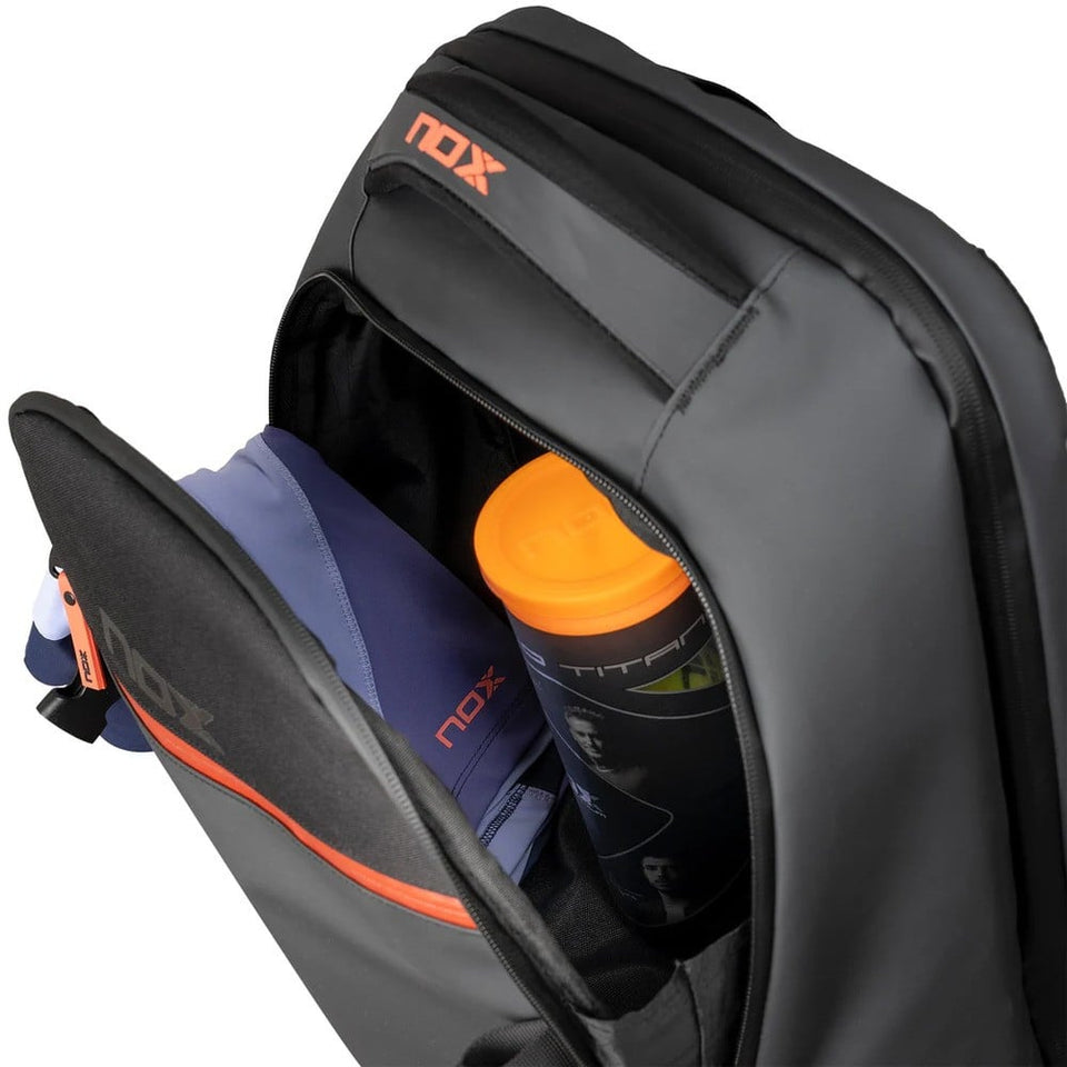 Nox Luxury Open Series Preto/ Vermelho 2024 (Mochila)