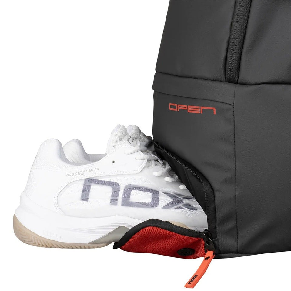 Nox Luxury Open Series Preto/ Vermelho 2024 (Mochila)
