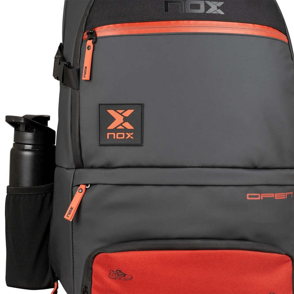 Nox Luxury Open Series Preto/ Vermelho 2024 (Mochila)