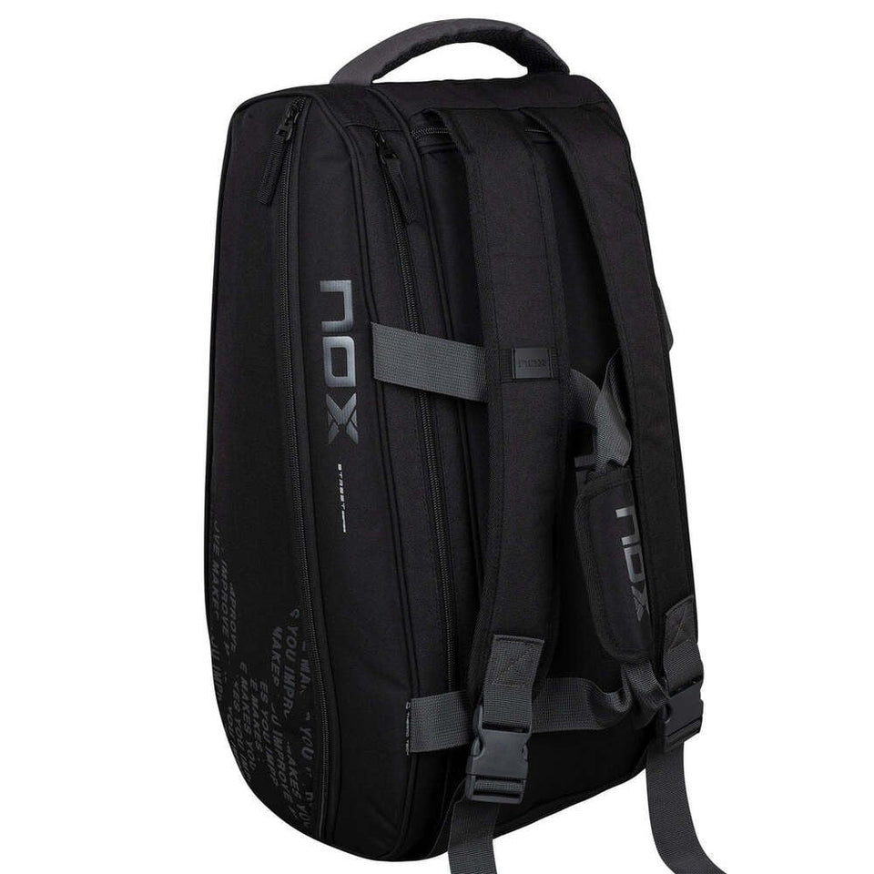 Nox Street Series Preto/ Cinzento 2024 (Saco de padel)