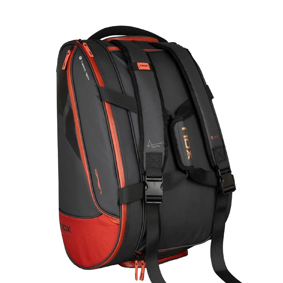 Nox Luxury Open Series Preto/ Vermelho 2024 (Saco de padel)