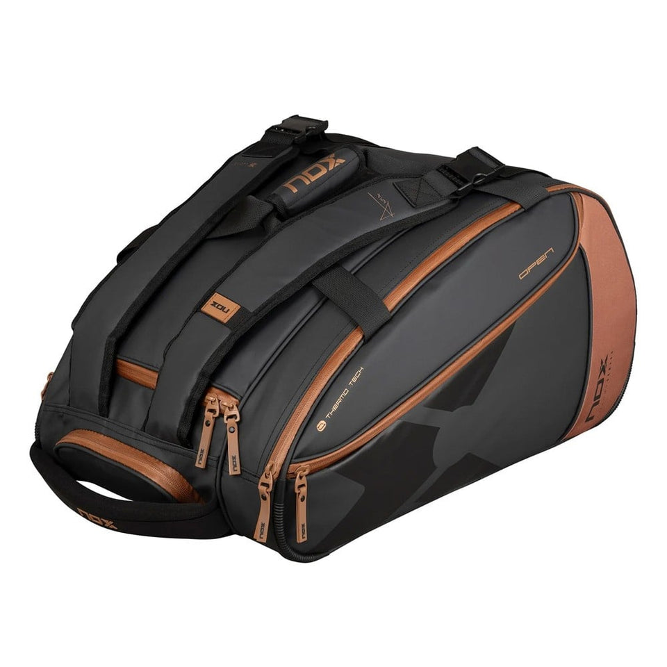 Nox Luxury Open Series Preto/ Castanho 2024 (Saco de padel)