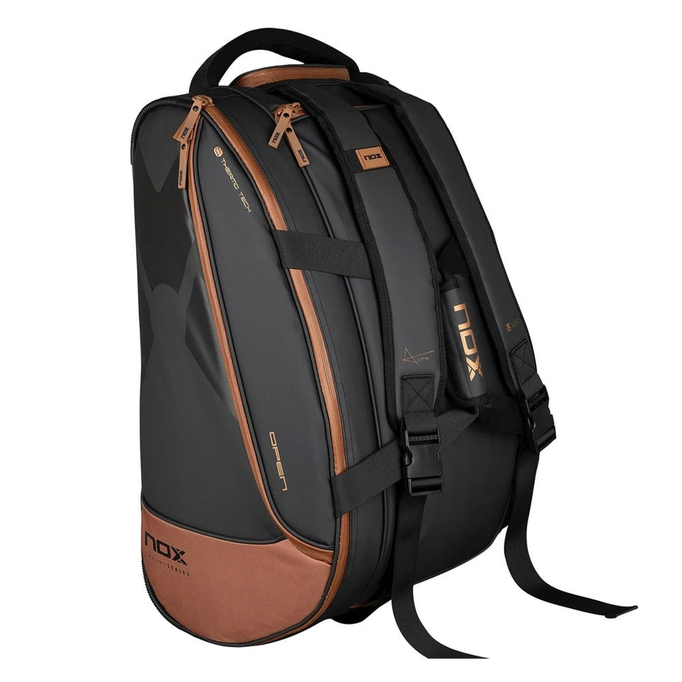 Nox Luxury Open Series Preto/ Castanho 2024 (Saco de padel)