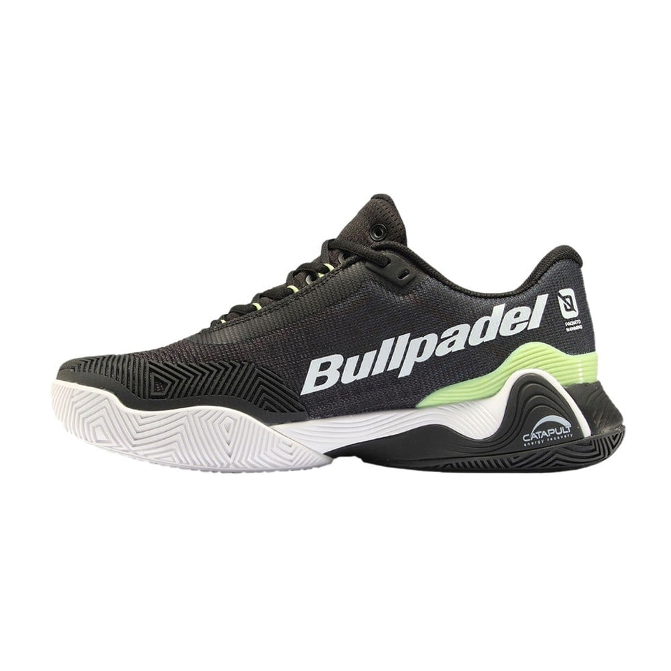 Bullpadel Hack Vibram 24i Preto/verde Paquito Navarro (Tênis)