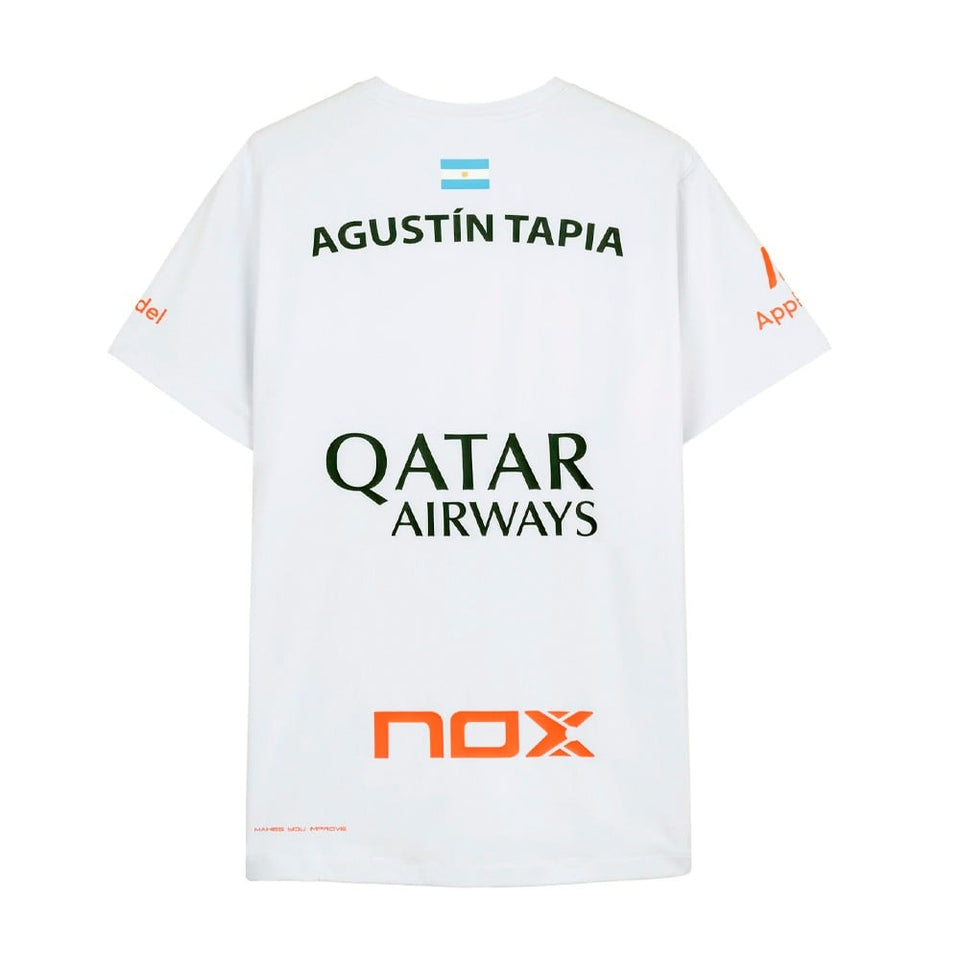 Nox At10 Branco Agustin Tapia 2024 (T-shirt Oficial)