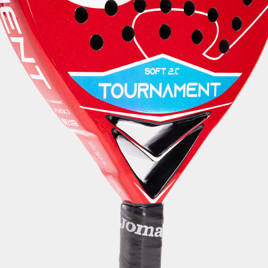Raquete de Padel Joma Tournament Soft Vermelho/Branco