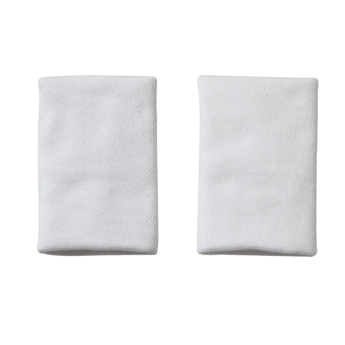 Pulsos Adidas L Branco Com Logo Preto X2 Ale Galan