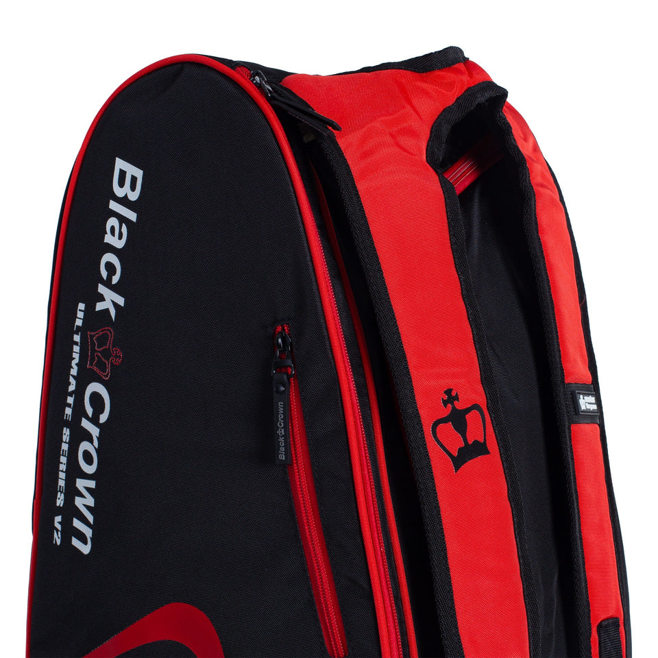 Preta Crown Ultimate Series V2 Preto/vermelho 2025 (Saco de Padel)