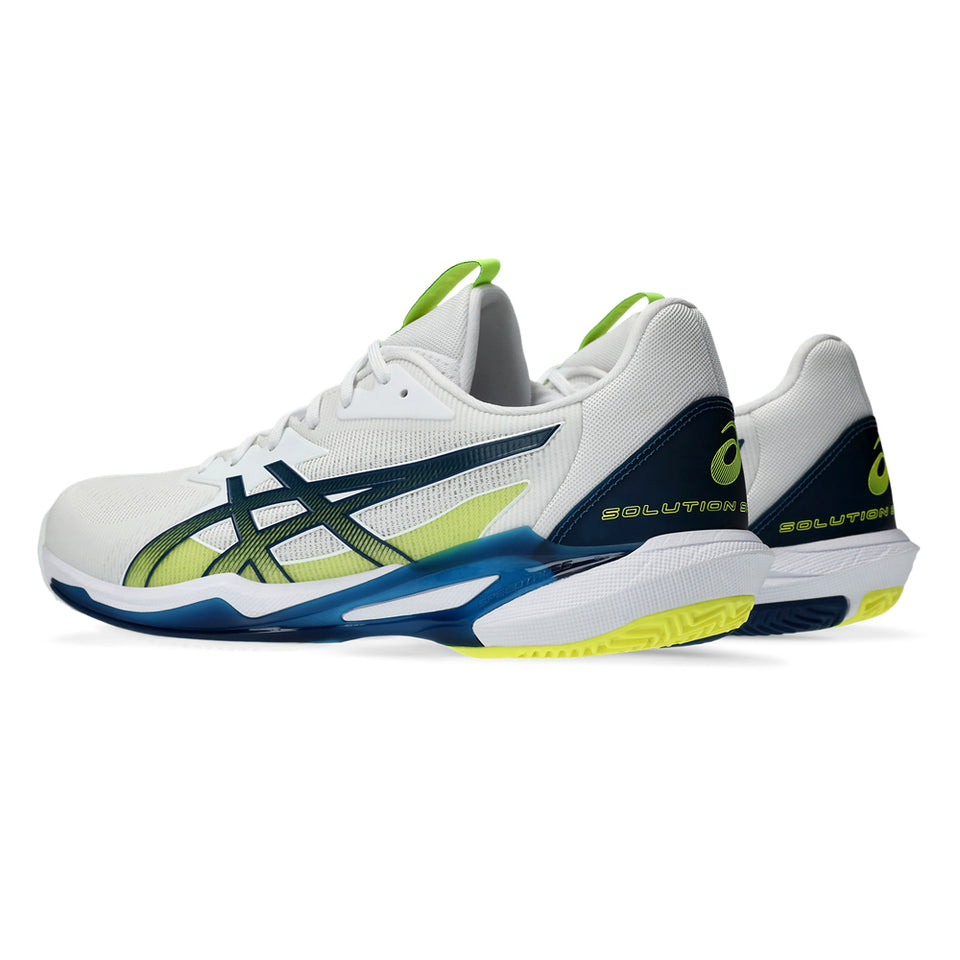 Asics Solution Solution Speed Ff 3 Clay Branca Mako Blue (Tênis)