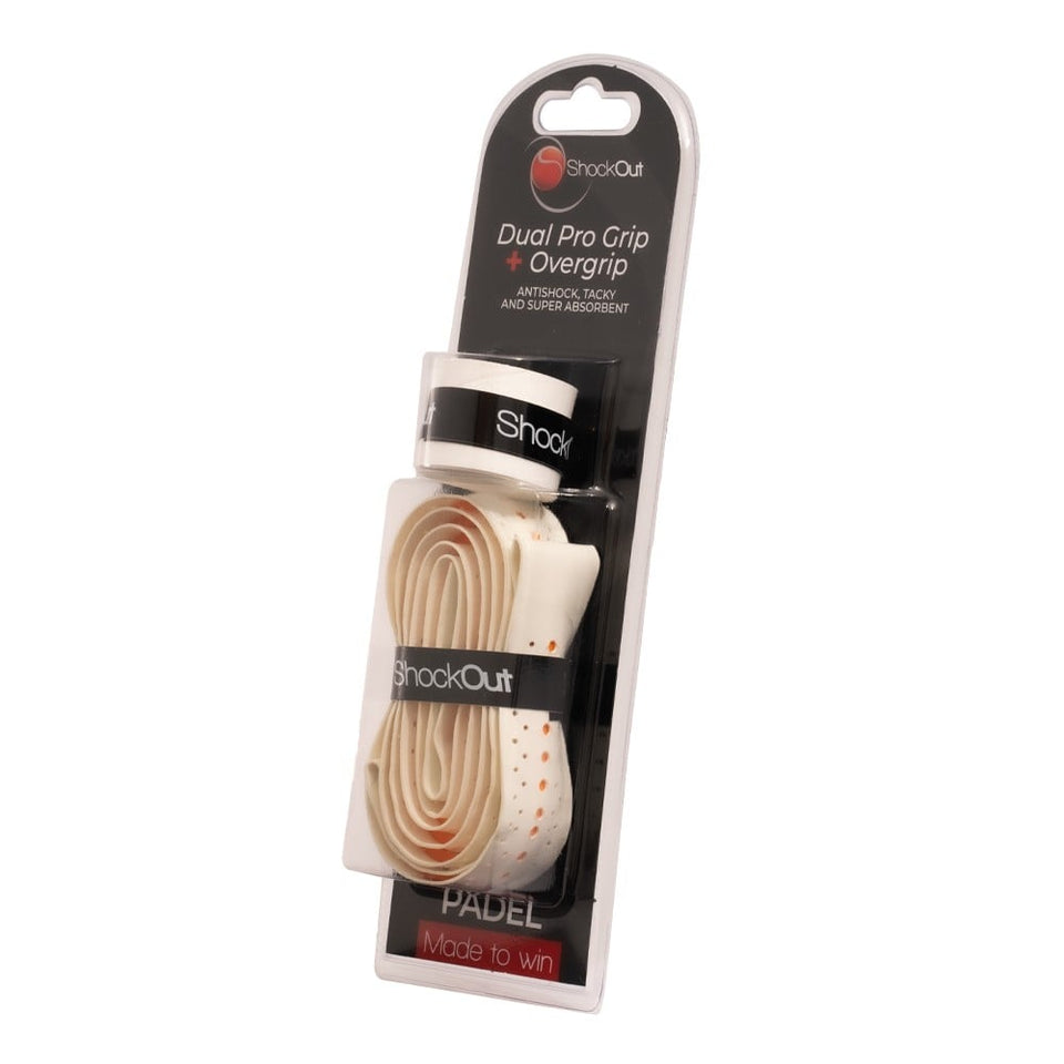 Dual Grip E Overgrip Shockout Branco