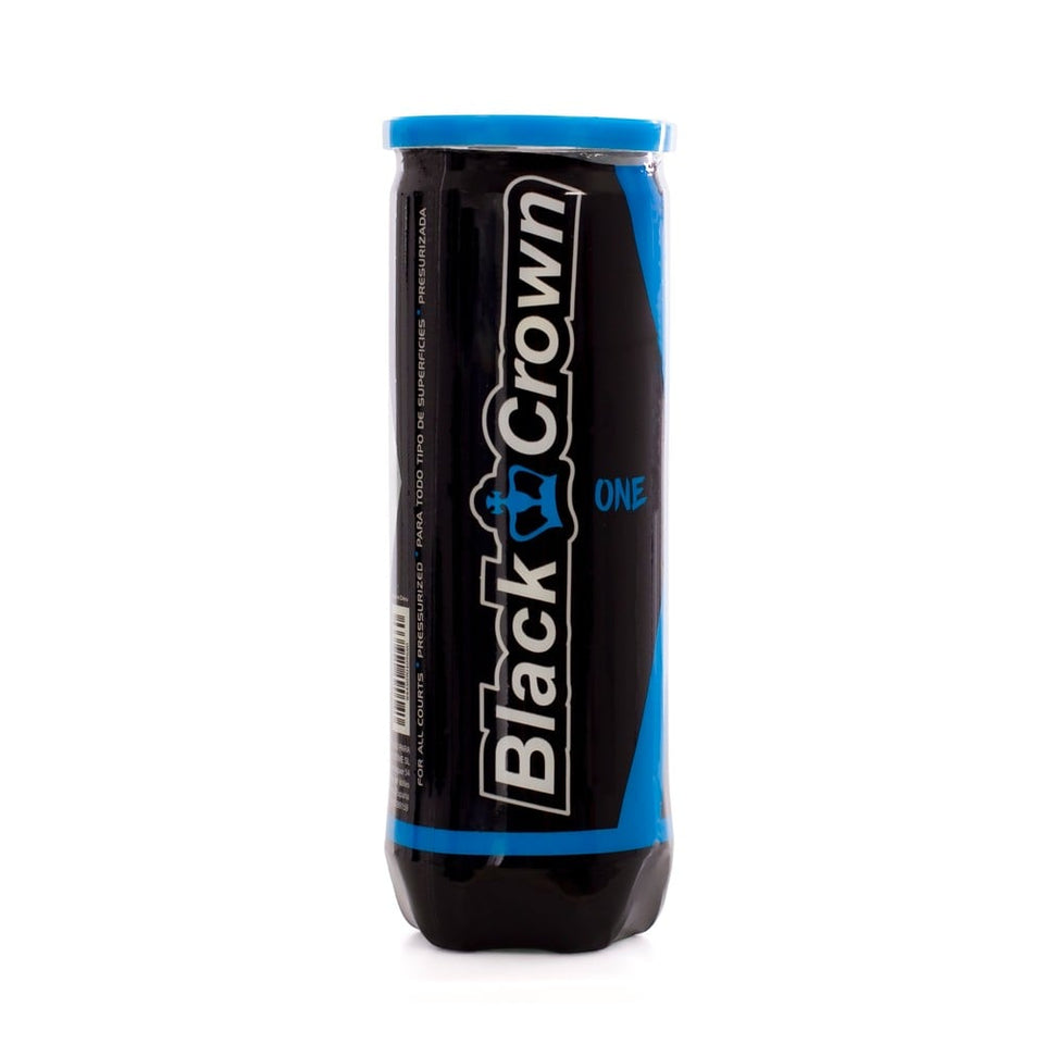 Bola De Padel Preta Crown One (Tubo de 3 bolas)