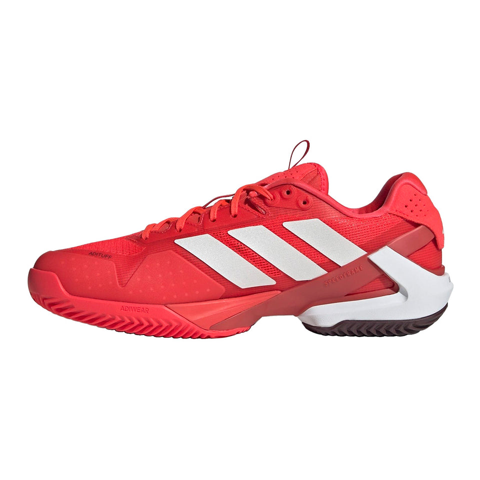 Adidas Adizero Ubersonic 5 M Clay Lucid Red/zero Ss25 (Tênis)