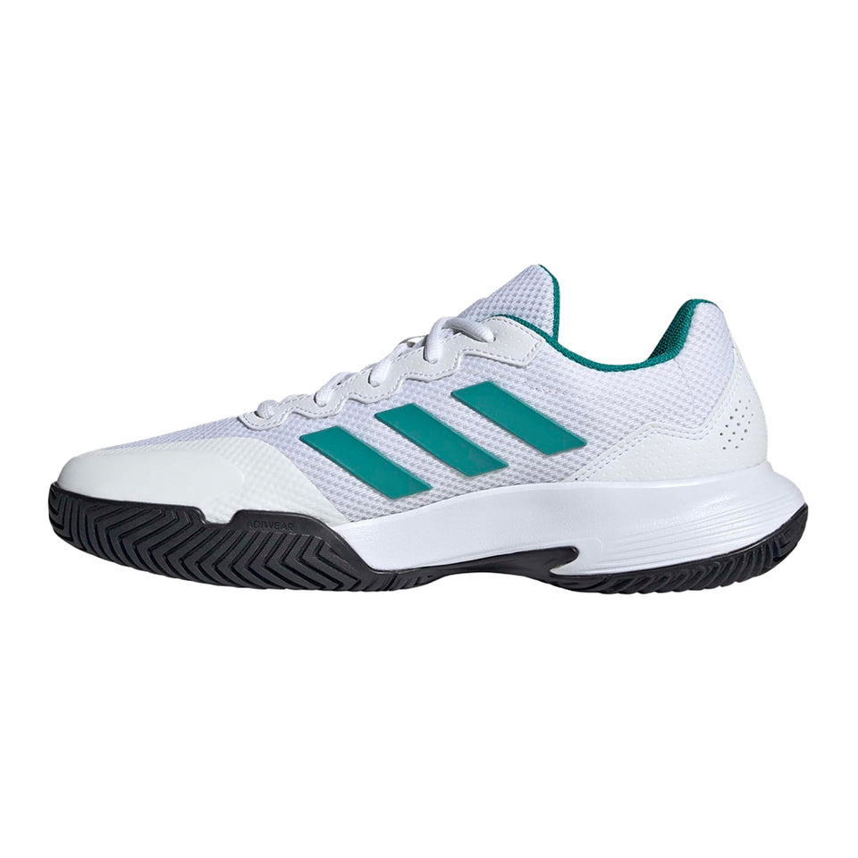 Adidas Gamecourt 2 M Clay Branca/green Fw25 (Tênis)