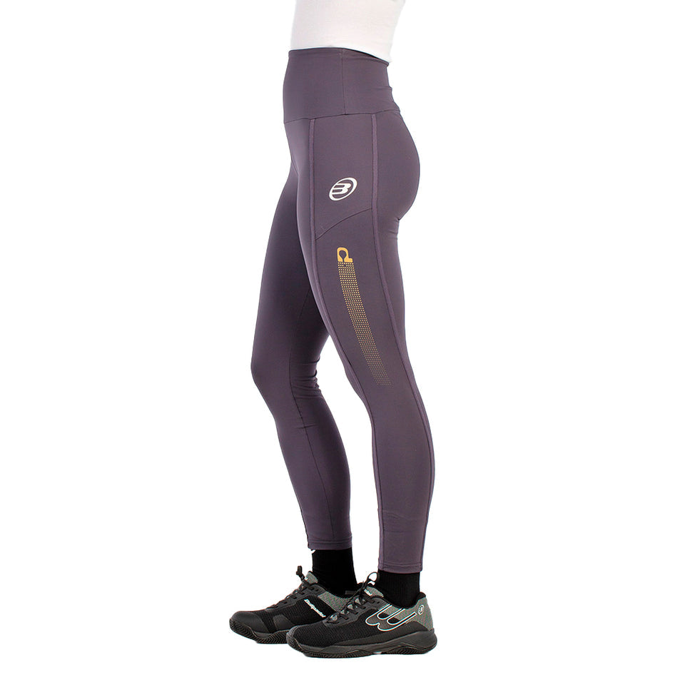 Bullpadel Afata Preto Para Mulher (Leggings)