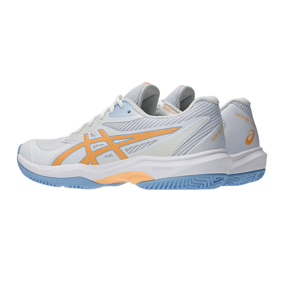 Asics Game Ff Padel Branca/orange W Fw25 (Tênis)