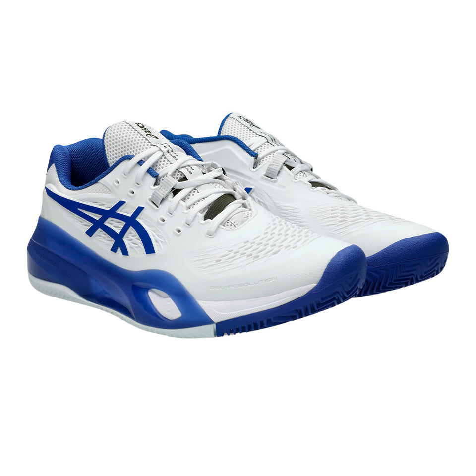 Asics Gel-resolution X Clay Branco/azul Fw25 – (Tênis)