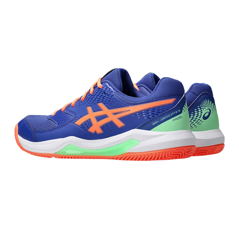 Asics Gel Dedicate 8 Padel Blue/orange Fw25 (Tênis)