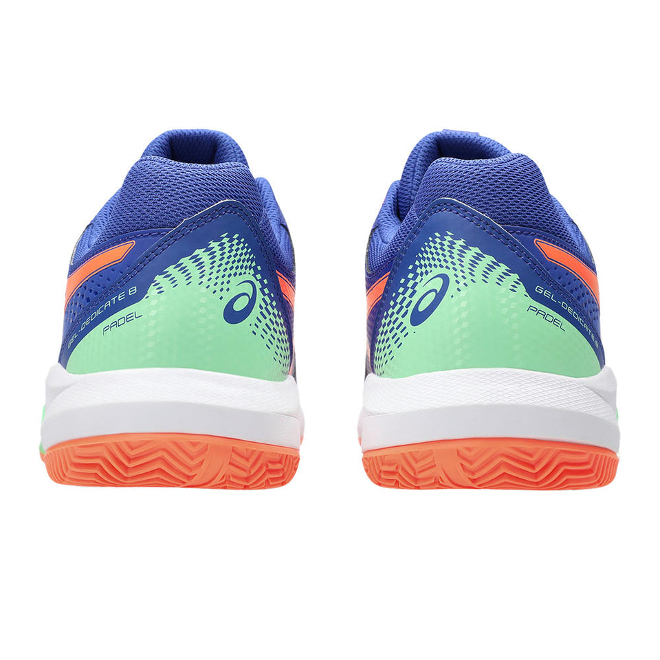 Asics Gel Dedicate 8 Padel Blue/orange Fw25 (Tênis)