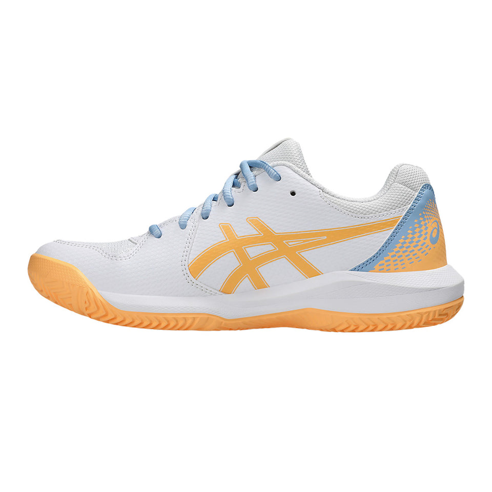 Asics Gel Dedicate 8 Padel Branca/orange W Fw25 (Tênis)
