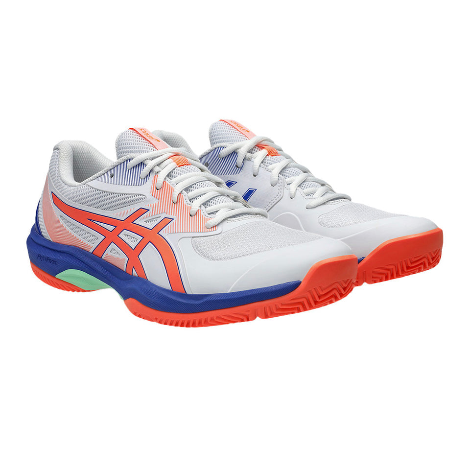 Asics Gel Game Ff Padel Branca/orange Fw25 (Tênis)