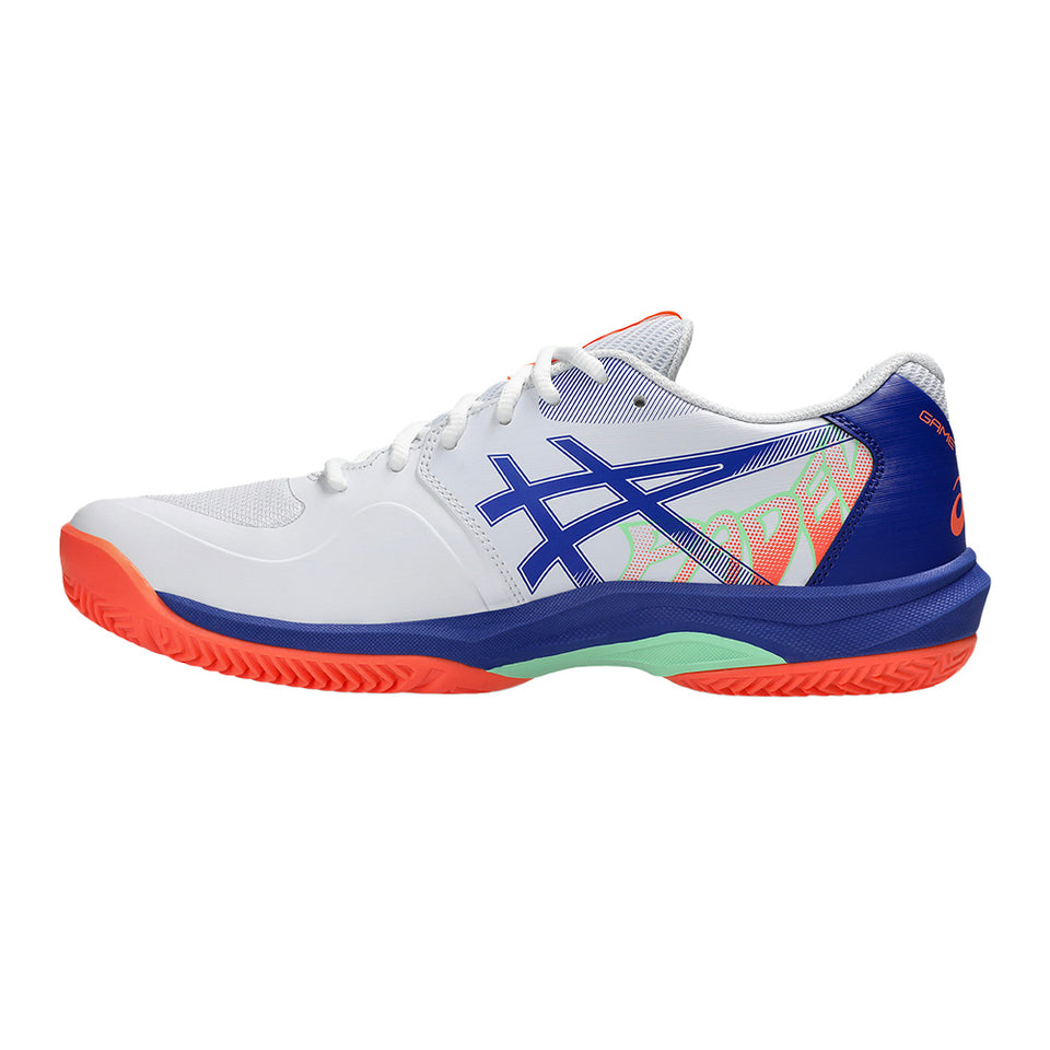 Asics Gel Game Ff Padel Branca/orange Fw25 (Tênis)