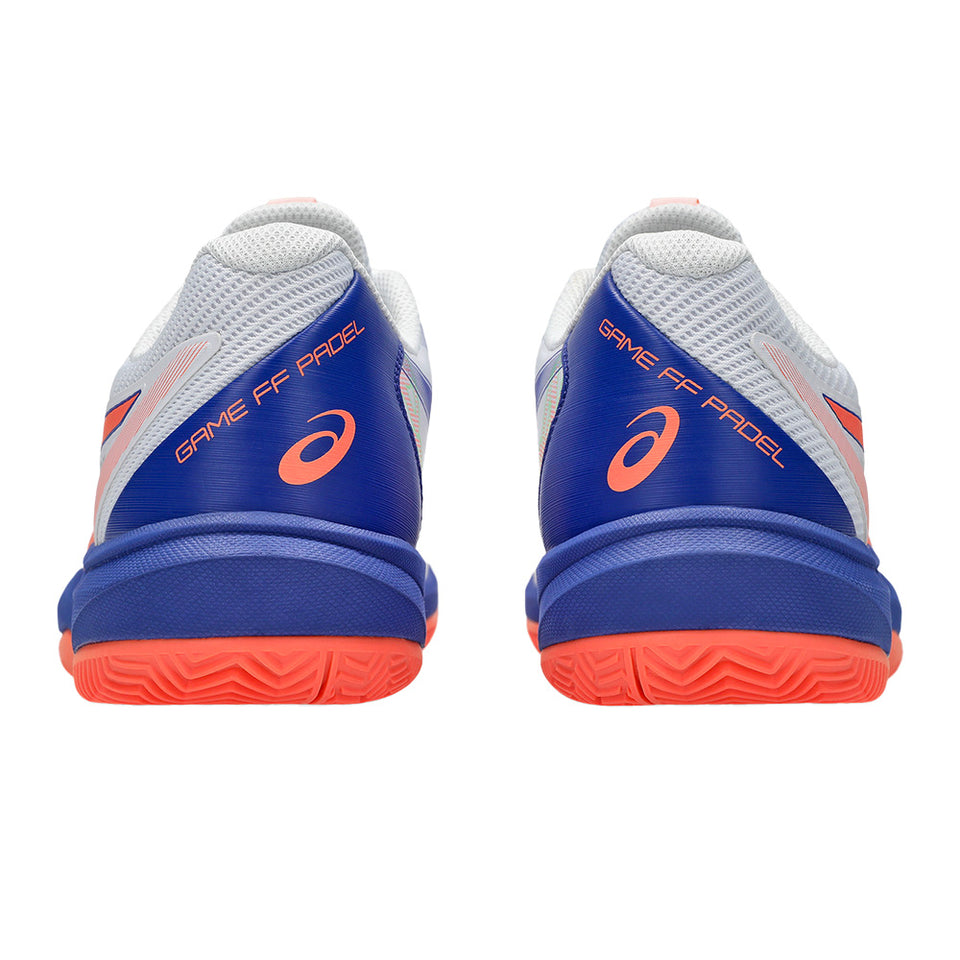 Asics Gel Game Ff Padel Branca/orange Fw25 (Tênis)