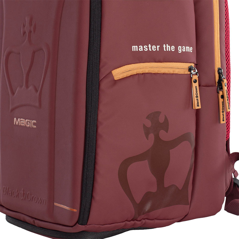 Preta Crown Magic Bordeaux/dourado 2025 (Mochila)