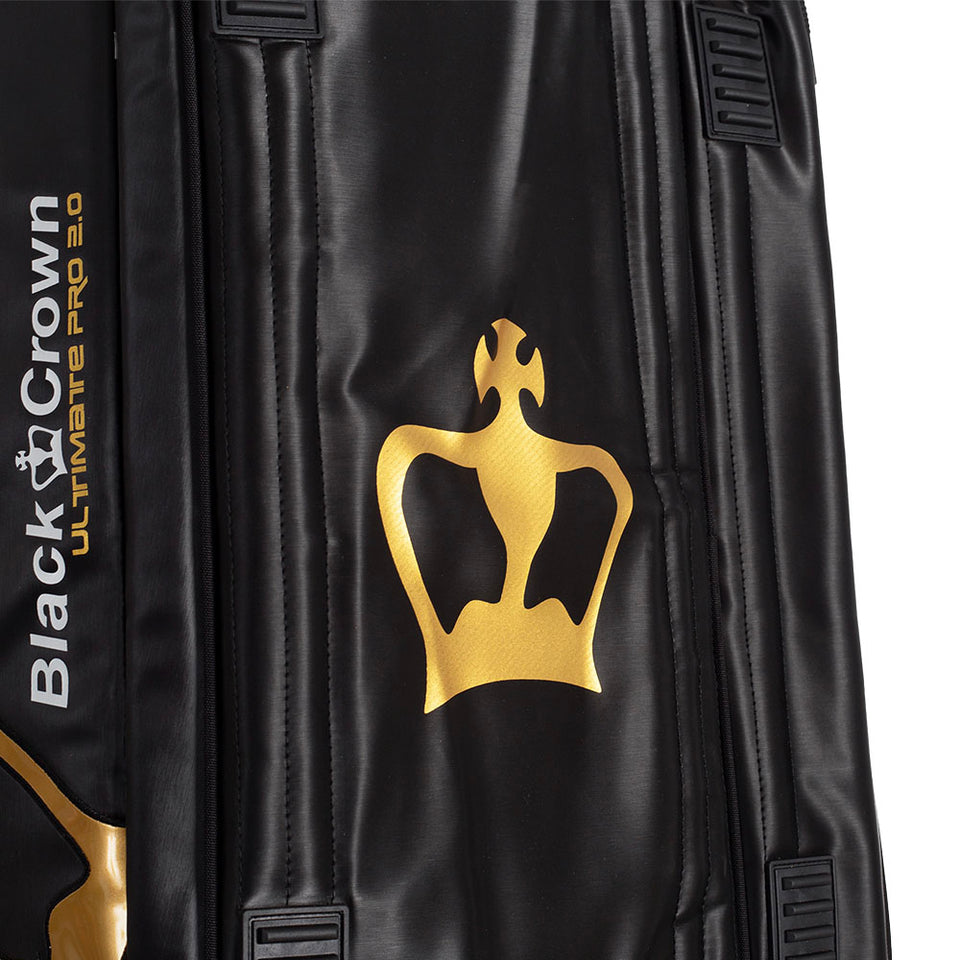 Preta Crown Ultimate Pro 2.0 Preto/dourado 2025 (Saco de Padel)