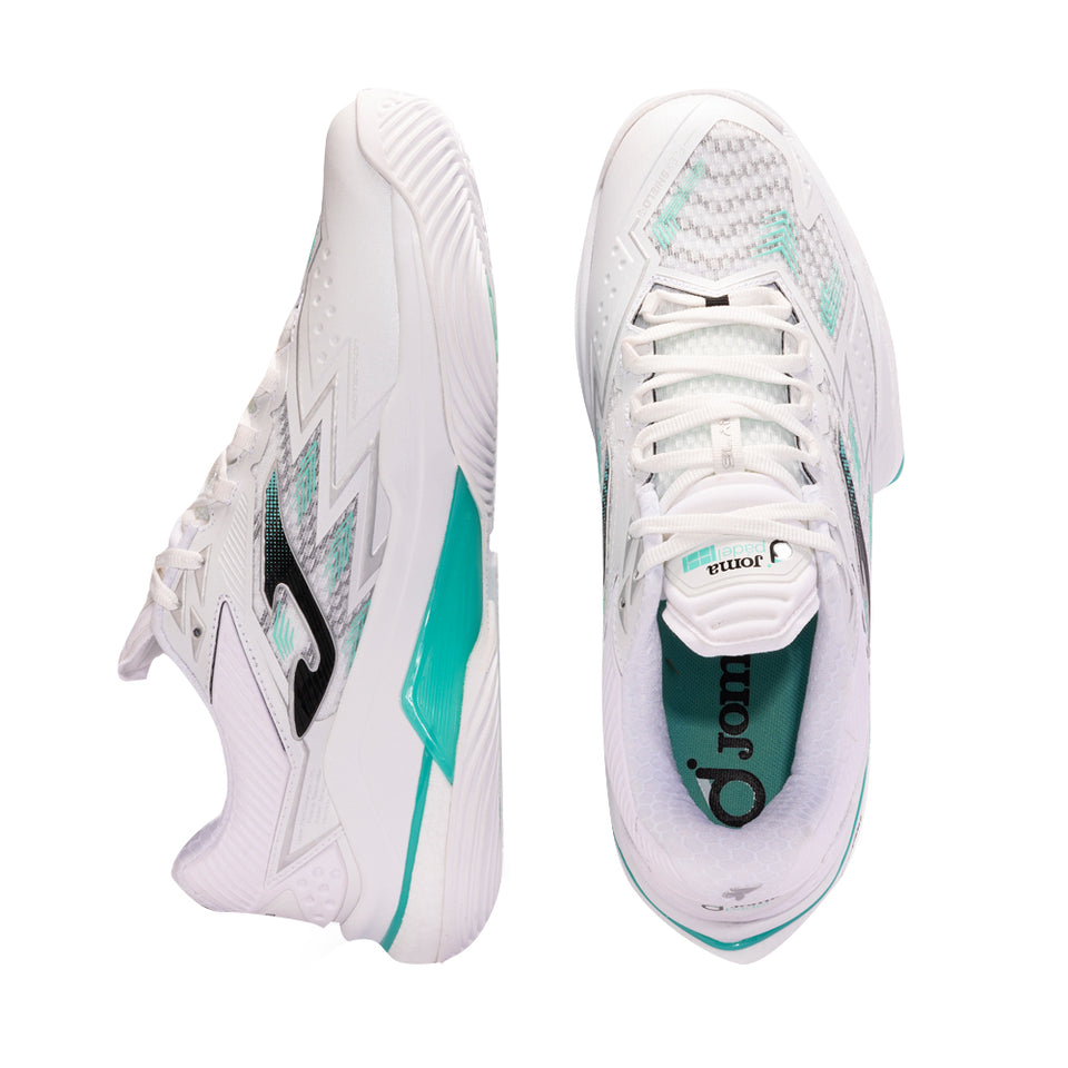 Joma Slam 2402 Branco/azul Fluor (Ténis)