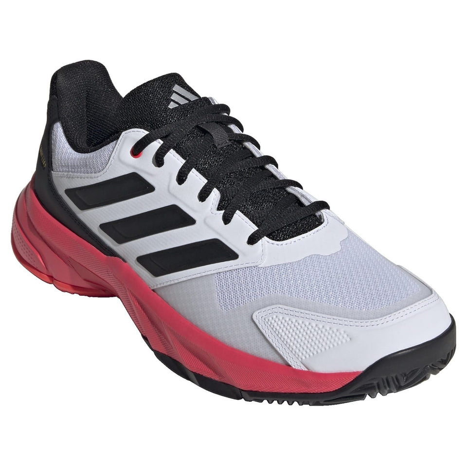 Adidas Courtjam Control M Branco/preto/vermelho (Ténis)