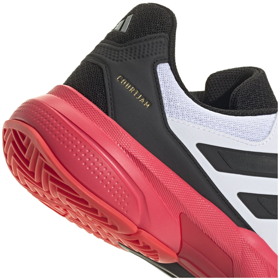 Adidas Courtjam Control M Branco/preto/vermelho (Ténis)