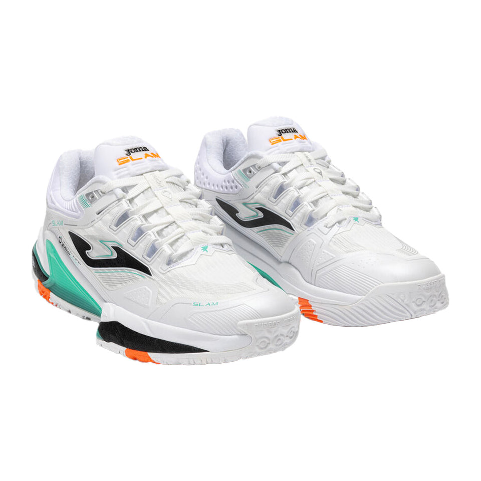 Joma Slam Uomo 2502 Bianco Turchese (Scarpe)