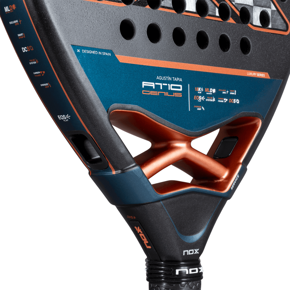 NOX AT10 GENIUS Attack 18K Alum 2025 by AGUSTIN TAPIA (Raquete)