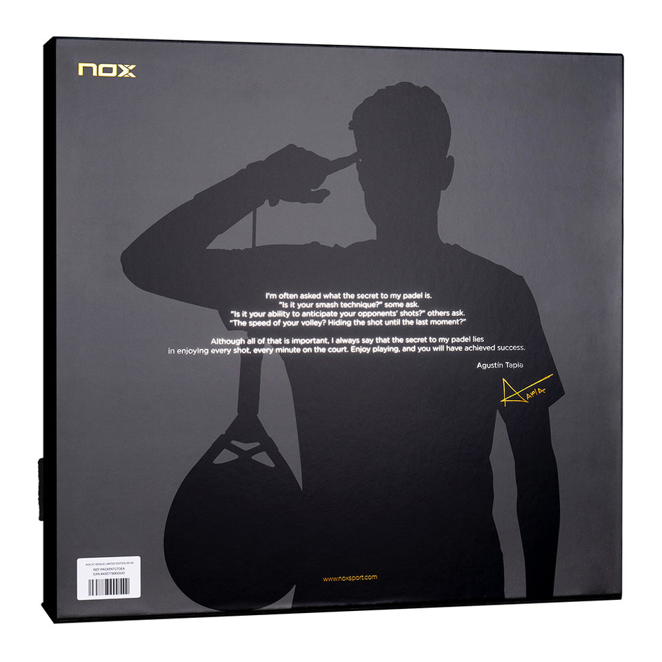 Pack AT10 Luxury Genius 12K Dubai Edição Exclusiva AGUSTIN TAPIA 2025 (Raquete)