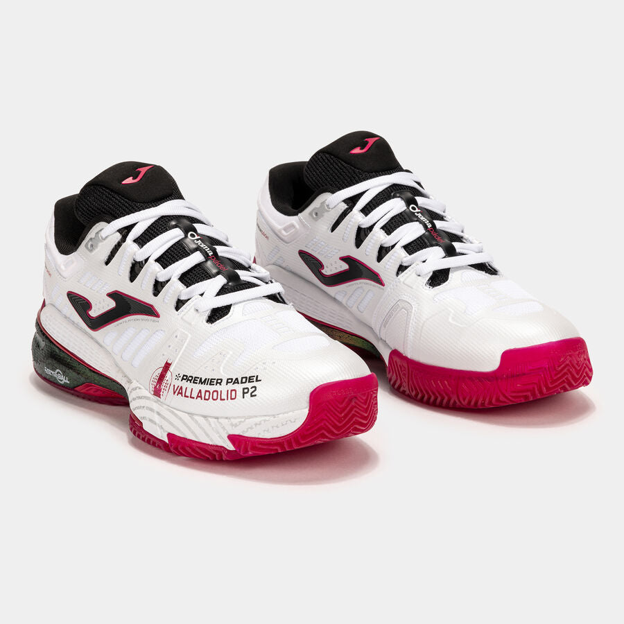 Sapatilhas Slam 25 Premier Padel Valladolid P2 Unissexo Branco Preto