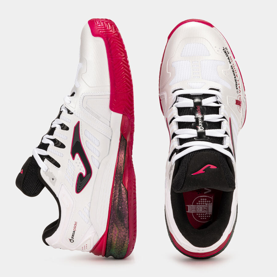Sapatilhas Slam 25 Premier Padel Valladolid P2 Unissexo Branco Preto