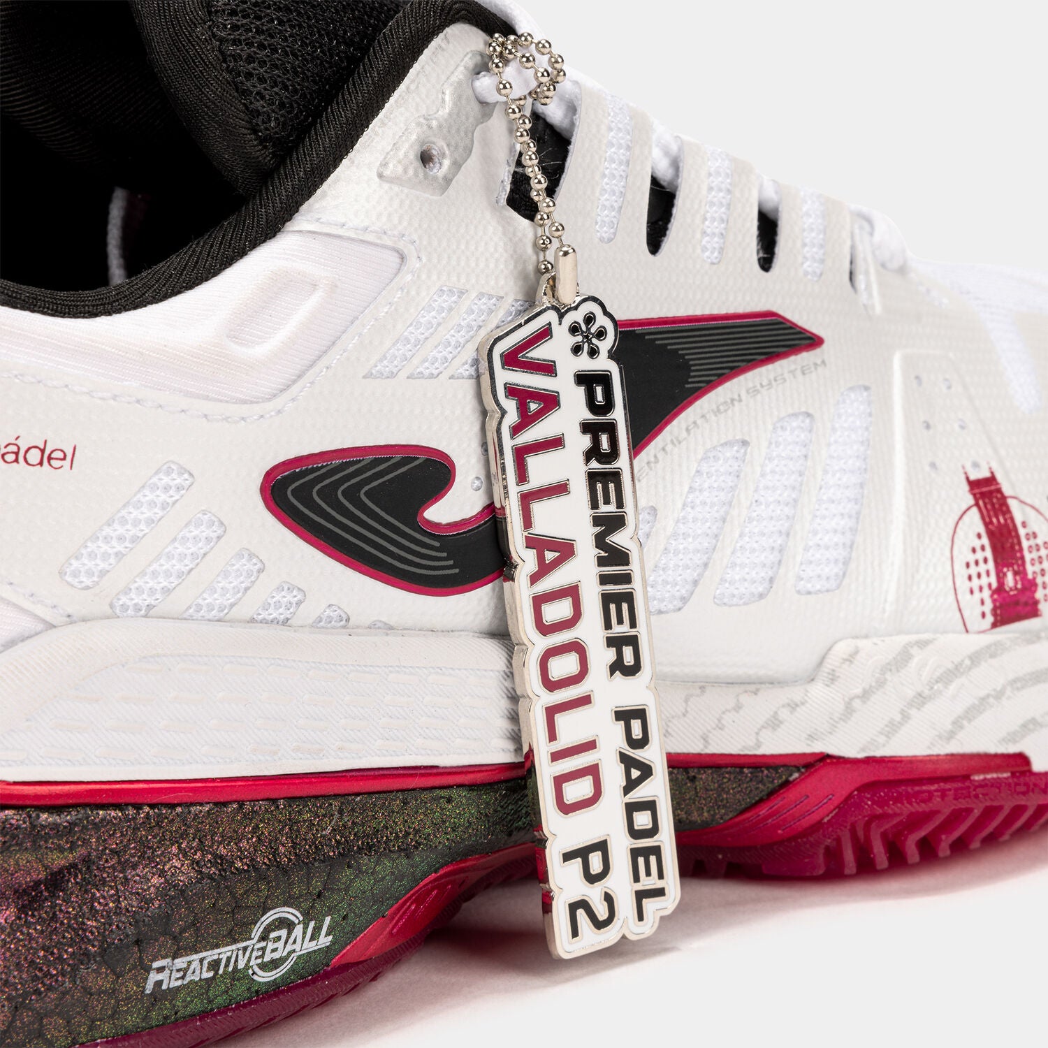 Sapatilhas Slam 25 Premier Padel Valladolid P2 Unissexo Branco Preto