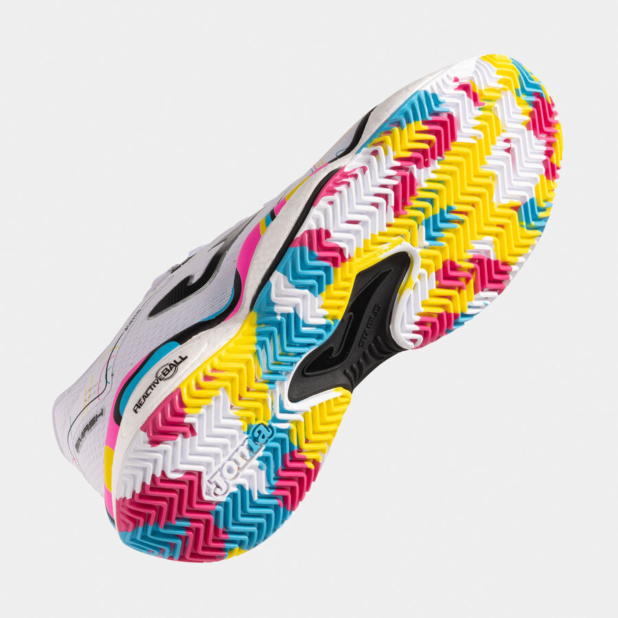 Sapatilhas Joma Smash Men 25 Argila Unissexo Branco/Colorido