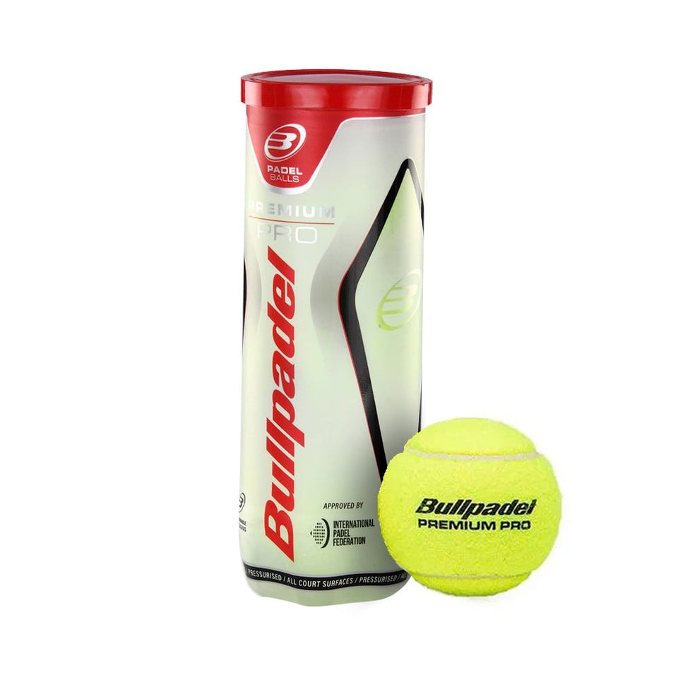 Bola De Padel Bullpadel Premium Pro (Tubo de 3 bolas)