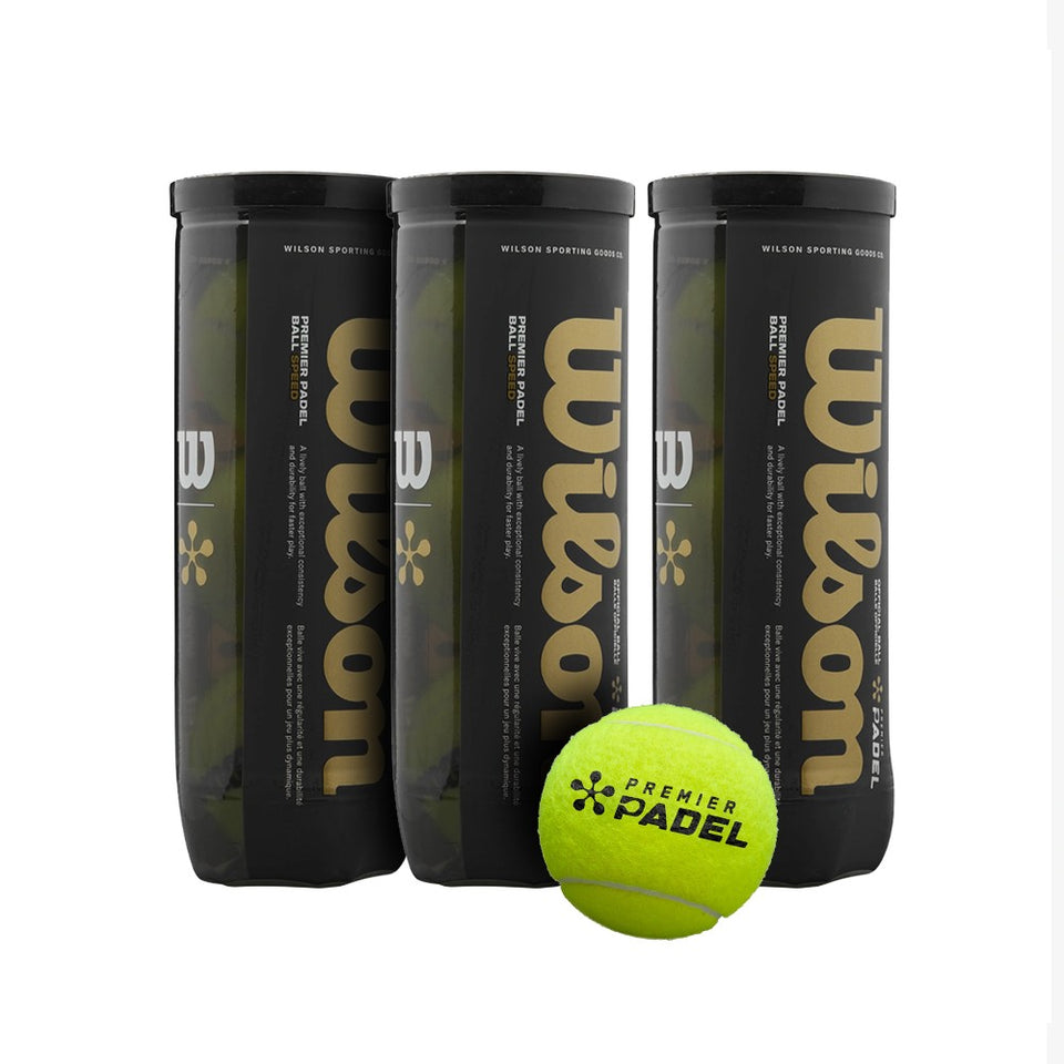 Bola De Padel Wilson Premier Speed (Pack com 3 tubos)