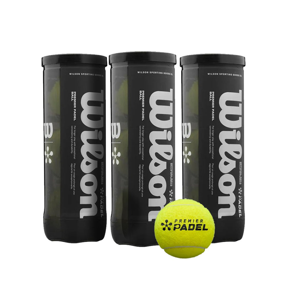 Bola De Padel Wilson Padel Premier (Pack com 3 tubos)