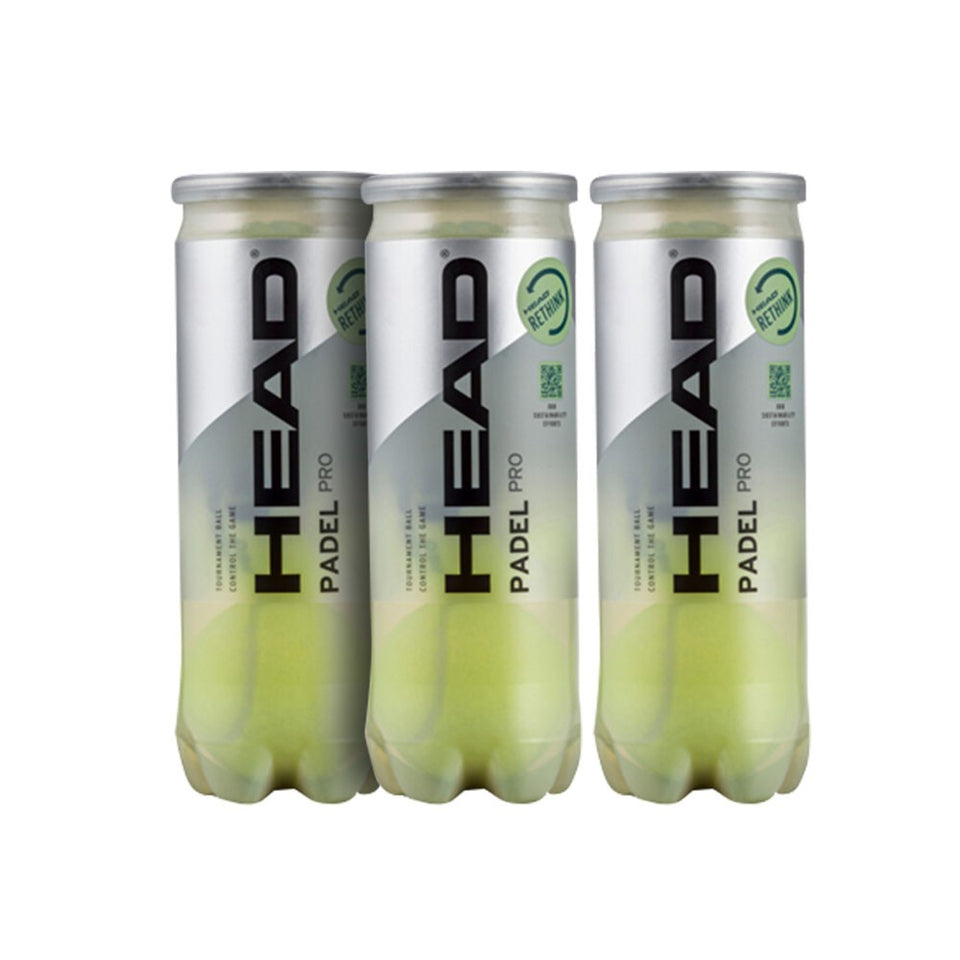 Bola De Padel Head Padel Pro (Pack com 3 tubos)