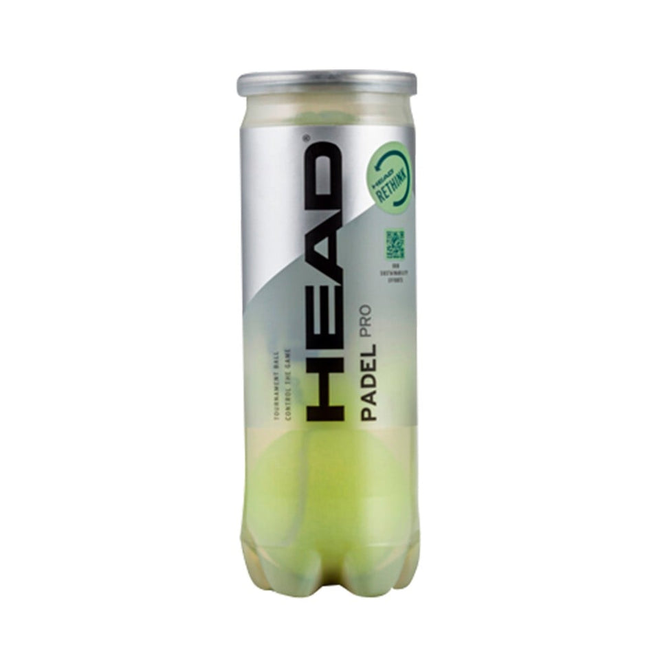 Bola De Padel Head Padel Pro (Tubo de 3 bolas)