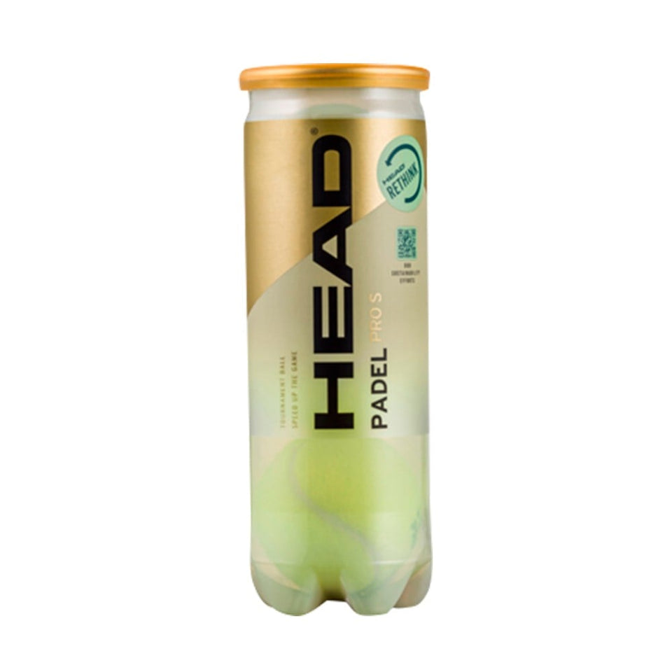 Bola De Padel Head Padel Pro S (Tubo de 3 bolas)