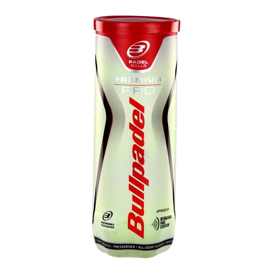 Bola De Padel Bullpadel Premium Pro (Tubo de 3 bolas)