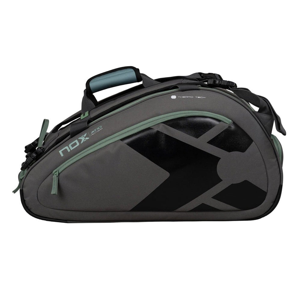 Nox At10 Team Cinzento/ Verde 2024 (Saco de padel)