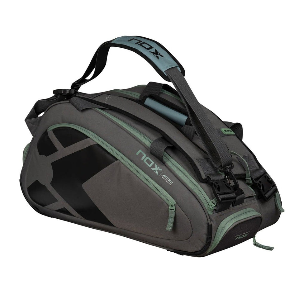 Nox At10 Team Cinzento/ Verde 2024 (Saco de padel)