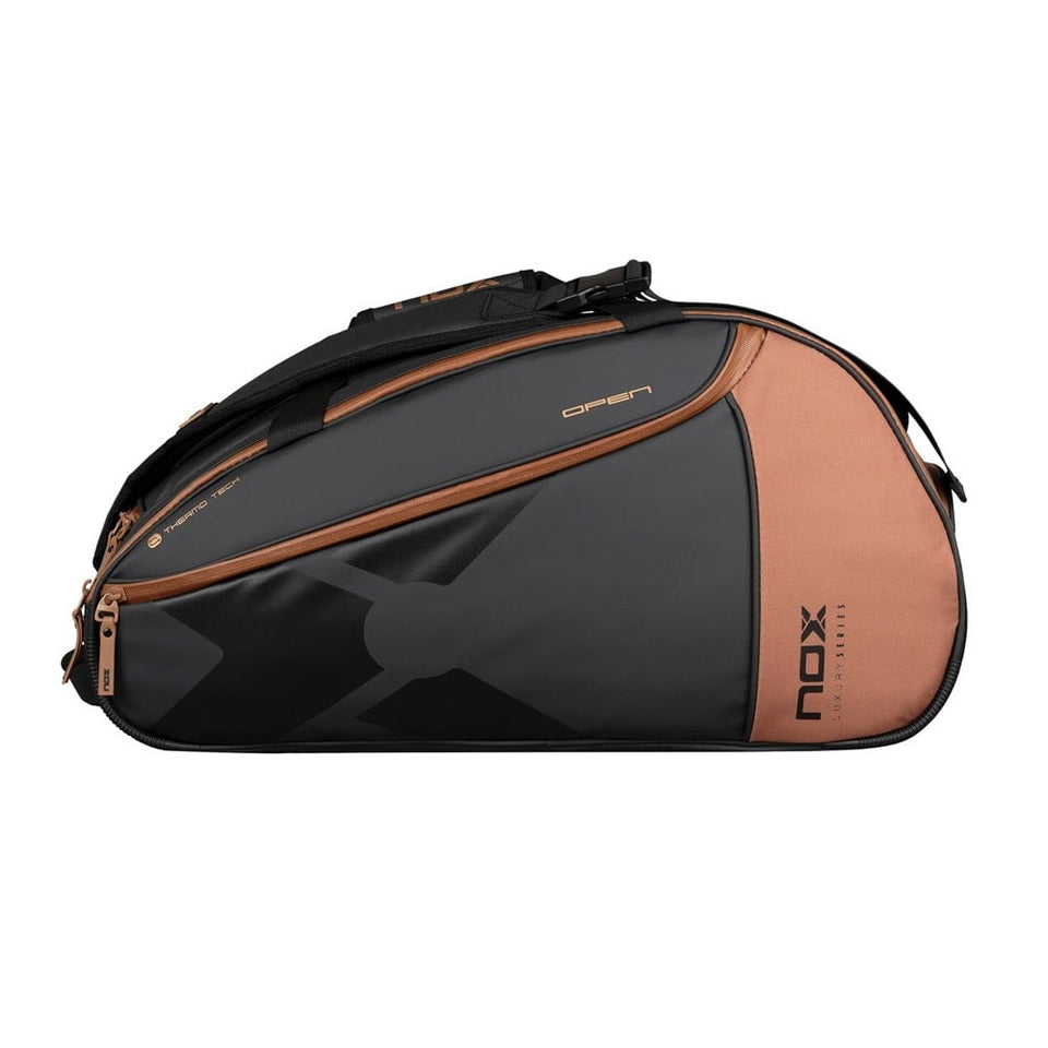 Nox Luxury Open Series Preto/ Castanho 2024 (Saco de padel)