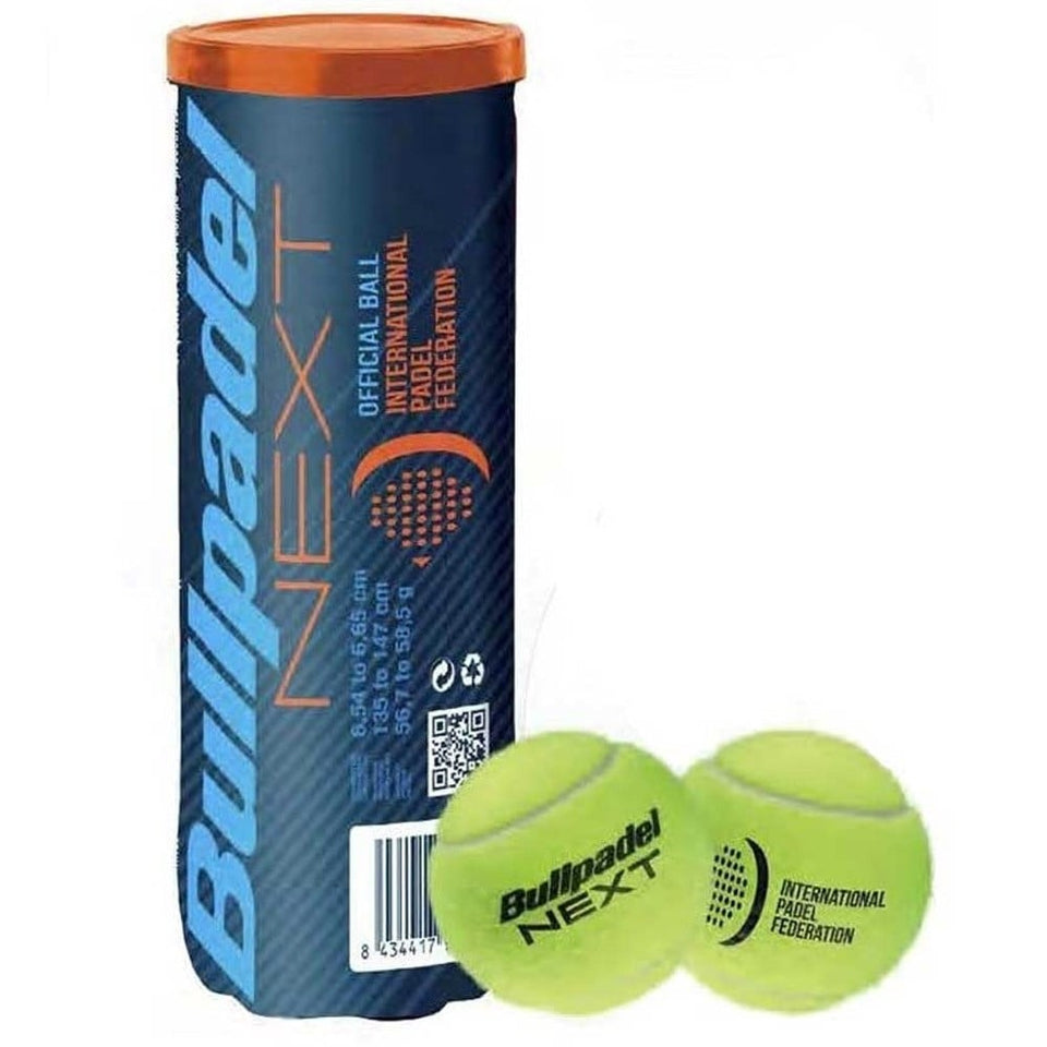 Bola De Padel Bullpadel Fip Next (Tubo de 3 bolas)