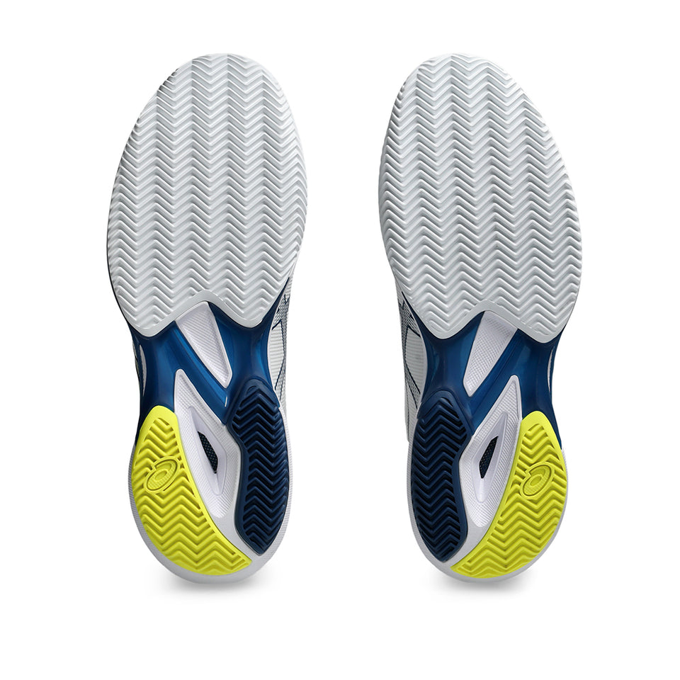 Asics Solution Solution Speed Ff 3 Clay Branca Mako Blue (Tênis)